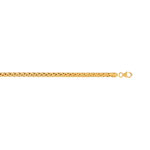 Bracelet or 375 jaune maille palmier