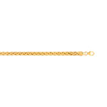 Bracelet or 375 jaune maille palmier
