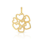 Pendentif or 375 jaune
