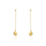 Boucles d&rsquo;oreilles or 375 jaune