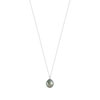 Collier or 375 blanc 375 perle de culture de tahiti 45 cm