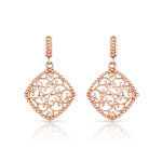 Boucles d &rsquo;oreilles or 375 rose