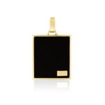 Pendentif or 375 onyx