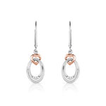Boucles d&rsquo;oreilles 2 ors 375 diamant