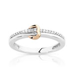 Bague 2 ors 375 diamant