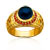 Bague plaqu&eacute; or pierre imitation