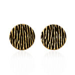 Boucles d&rsquo;oreilles plaqu&eacute; or