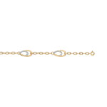 Bracelet plaqu&eacute; or 2 tons