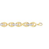 Bracelet plaqué or 2 tons zirconia