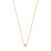 Collier plaqué or zirconia