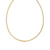 Collier câble plaqué or