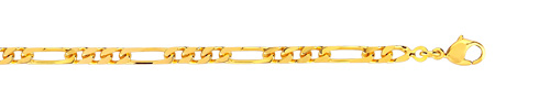 Chaine maille cheval plaqu&eacute; or 45 cm