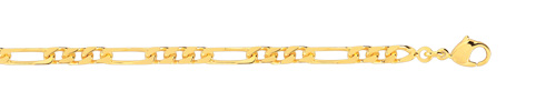 Chaine maille cheval plaqu&eacute; or 55 cm
