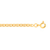 Chaine maille marine plaqué or 45 cm