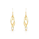 Boucles d&rsquo;oreilles plaqu&eacute; or