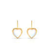 Boucles d'oreilles plaqué or nacre