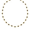 Collier plaqué or pierre imitation