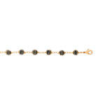 Bracelet plaqu&eacute; or pierre imitation