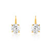 Boucles d'oreilles plaqué or zirconia