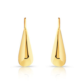 Boucles d'oreilles plaqué or pendants