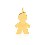 Pendentif plaqu&eacute; or