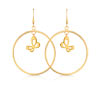 Boucles d'oreilles plaqué or