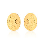 Boucles d&rsquo;oreilles plaqu&eacute; or