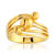 Bague plaqu&eacute; or