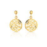 Boucles d&rsquo;oreilles plaqu&eacute; or