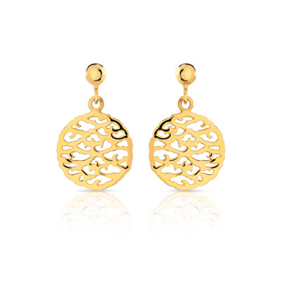 Boucles d'oreilles plaqué or