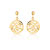 Boucles d&rsquo;oreilles plaqu&eacute; or