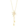 Collier plaqué or zirconia