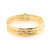 Ensemble 7 bracelets semainier or 750 jaune
