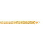 Bracelet or 750 jaune maille royale