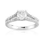 Bague argent 925 zirconia