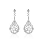 Boucles d&rsquo;oreilles argent 925 zirconia