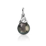 Pendentif argent 925 perle de culture de Tahiti