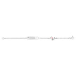 Gourmette personnalisable argent 925 laque