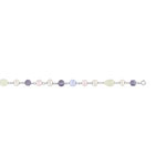 Bracelet argent 925 multipierres