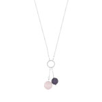 Collier argent 925 quartz am&eacute;thyste