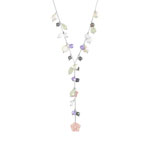 Collier argent 925 multipierres