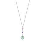 Collier argent 925 multipierres