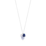 Collier argent 925 multipierres