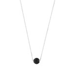 Collier argent 925 onyx