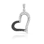 Pendentif argent 925 zirconia