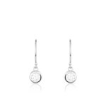 Boucles d&rsquo;oreilles argent 925 zirconia