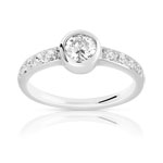 Bague argent 925 zirconia