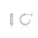 Boucles d&rsquo;oreilles argent 925 zirconia