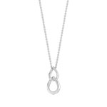 Collier argent 925 diamant
