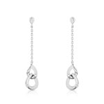 Boucles d&rsquo;oreilles argent 925 diamant
